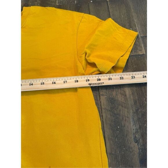 Madewell tshirt dress size large mustard yellow - Picture 6 of 7